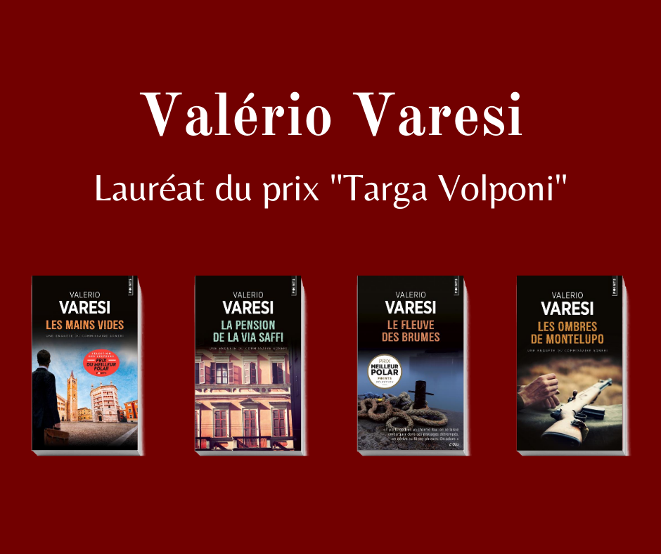 Valerio Varesi, lauréat du prix "Targa Volponi" 2020